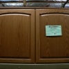Wood wall cabinet