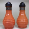 Vintage Euclid Orange Salt & Pepper Shakers