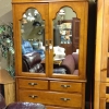 Mirrored Home Entertainment Center