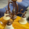 Pendant three-light fixture