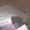 Custom American Cherry curved stair