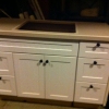 50 in 5 drawer, center cabinet bath vanity with top