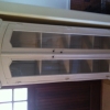 One of a kind antique arched cabinet/hutch
