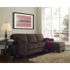 Espresso Fabric Sectional