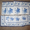 Blue Floral Napkins