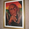 Bob Marley Painting and Frame 