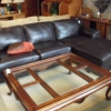 Dark Chocolate Leather Couch