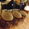 Padded Swivel Bar  Stools