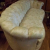 Cream and Peach Couch