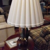 Amber Glass Table Lamp