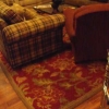 Burgandy and Olive Rug