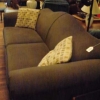 Dark Green Curved Back Sofa
