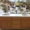 Double Sink W/Faucet vanity