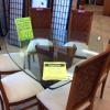 Guitar Pick Table w/ 6 Chairs