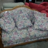 Floral-Patterned Sofa