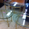 Glass Sofa Table $49 & End Tables $35 ea