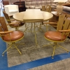Barrel Chair and Table Set