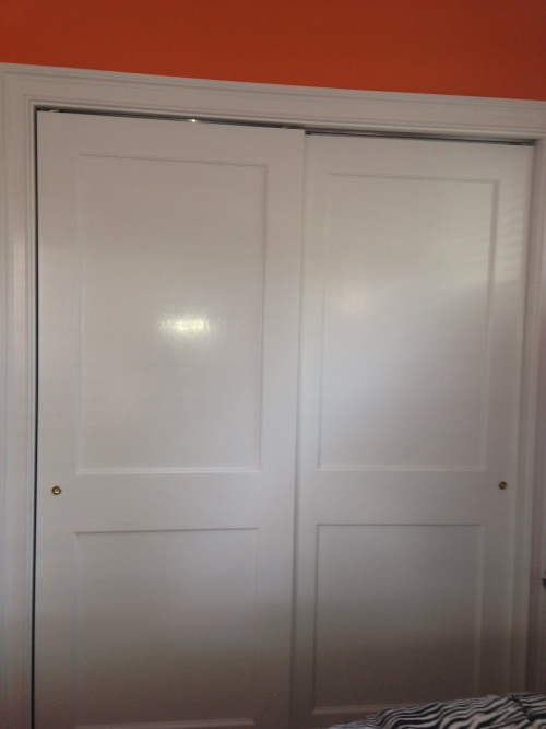 Double Sliding Doors - Solid Wood, 2 Panel in Montclair, NJ 